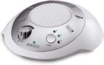 Homedics SoundSleep White Noise Sound Machine, Silver, Small Travel