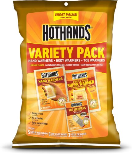 HotHands Toe, Hand, & Body Warmer Variety Pack - Long Lasting Safe