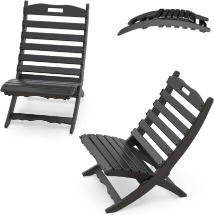 IVY&LANE Portable Xavier-Chairs Set of 2 | Folding-Adirondack-Chair |