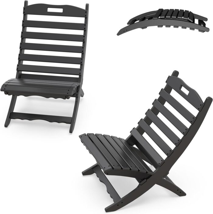 IVY&LANE Portable Xavier-Chairs Set of 2 | Folding-Adirondack-Chair |