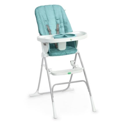 Ingenuity Sun Valley Compact Folding Baby High Chair, Food-Grade Safe