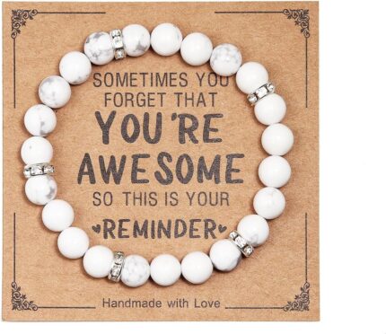 Inspirational Bracelets for Women Natural Stone Healing Relaxation