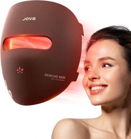 JOVS Red Light Therapy Mask for Face, LED Face Mask Light Therapy with