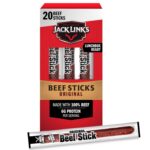 Jack Link's Beef Sticks, Original – Protein Snack, Meat Stick with 6g
