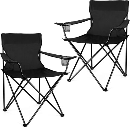 Joyfair Portable Camping Chair, Outdoor Lawn Folding Chairs for