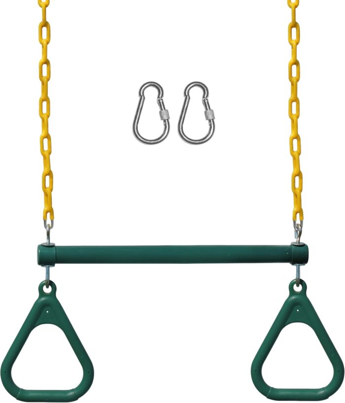Jungle Gym Kingdom Swing Sets for Backyard, Monkey Bars &