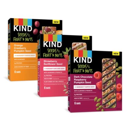 KIND Bars Seeds, Fruit and Nuts Variety Pack, Strawberry, Dark