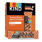 KIND Snack Bars, Peanut Butter Dark Chocolate, 7g Protein, Gluten Free