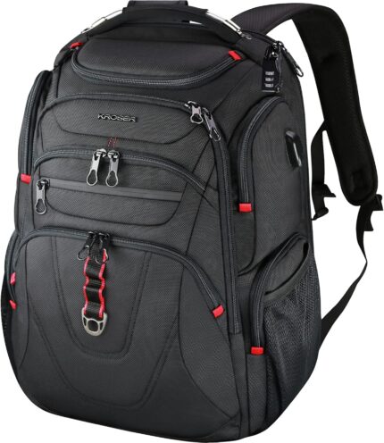 KROSER TSA Friendly Travel Laptop Backpack 17.3 inch XL Computer