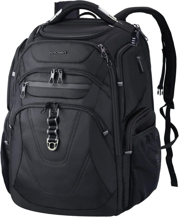 KROSER TSA Friendly Travel Laptop Backpack 18.4 inch XXXL Gaming