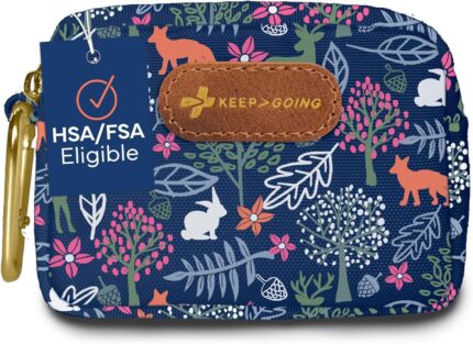 KeepGoing Small Travel First Aid Kit Kids – 60 Pc. Mini First Aid Kit