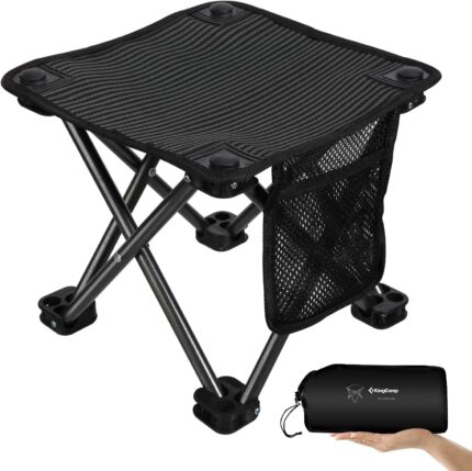 KingCamp Camping Stool Small Protable Folding Stool Mini Lightweight