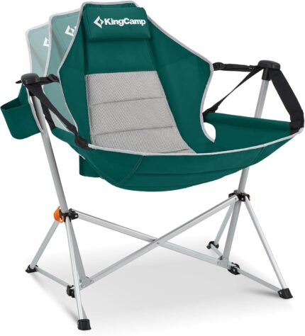 KingCamp Hammock Camping Chair, Swinging Portable Folding Camp Chairs