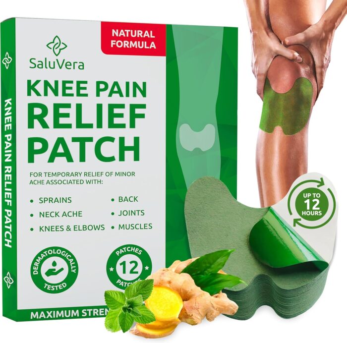 Knee Pain Relief Patch, Warming Herbal Plaster Pain Patches, Knee