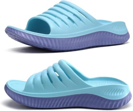 KuaiLu Womens Recovery Sandals With Comfortable Plantar Fasciitis