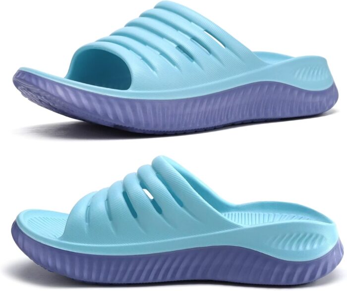 KuaiLu Womens Recovery Sandals With Comfortable Plantar Fasciitis
