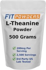 L-Theanine Powder 100% Pure, Non-GMO, Vegan, Gluten Free Theanine