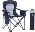 LET'S CAMP Oversized Folding Camping Chair Portable Outdoor Heavy Duty