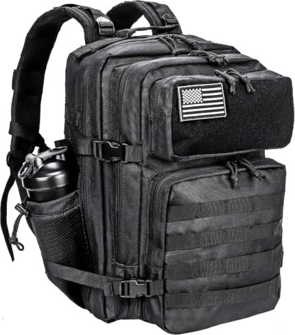 LHI Military Tactical Backpack for Men and Women 45L Army 3 Days