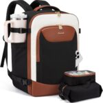 LOVEVOOK 40L Travel Backpack for Women Men, Large Carry on Backpack