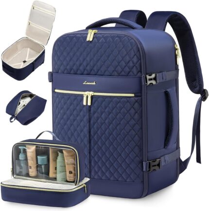 LOVEVOOK Carry On Travel Backpack for Women, 40L Personal Item Travel