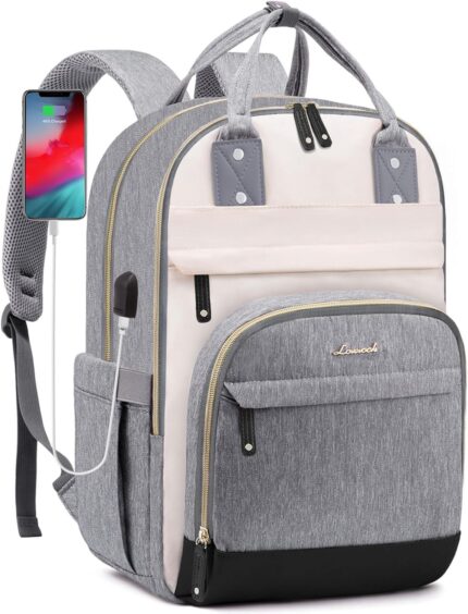 LOVEVOOK Laptop Backpack Women,Large Capacity 17.3 inch Laptop Bag