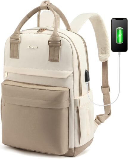 LOVEVOOK Laptop Backpack for Women 15.6 Inch Laptop Bag with USB Port,