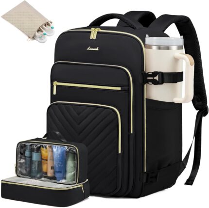 LOVEVOOK Large Travel Backpack for Women, Carry On Bag Flight