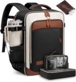LOVEVOOK Travel Backpack for Women, 40L Carry On Backpack with 3