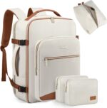 LOVEVOOK Travel Backpack for Women Men as Personal Item Flight