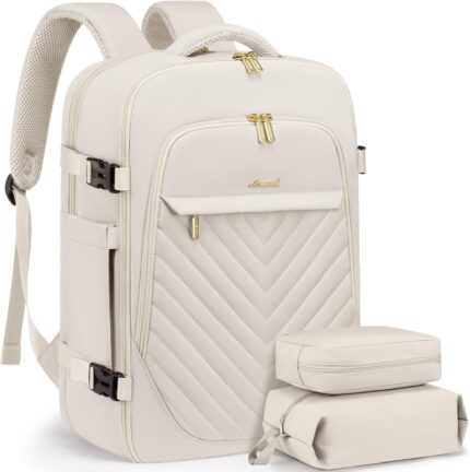 LOVEVOOK Travel Backpack for Women, TSA Personal Item Backpack Travel