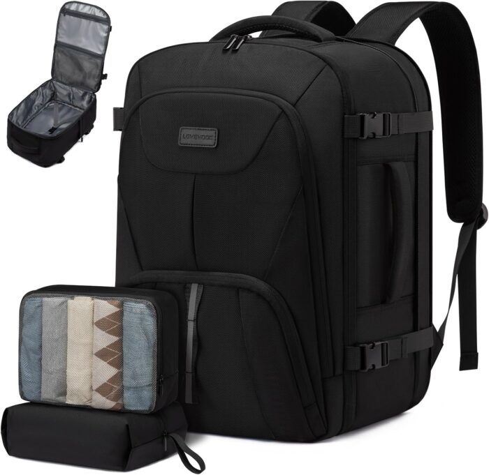 LOVEVOOK Travel Backpack,Expandable 50L Extra Large Travel Backpack