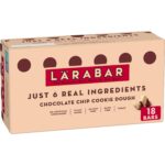 Larabar Chocolate Chip Cookie Dough, Gluten Free Fruit & Nut Bar, 18