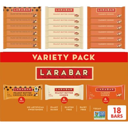 Larabar Variety Pack, Gluten Free Vegan Fruit & Nut Bars, 18 Bars, 1