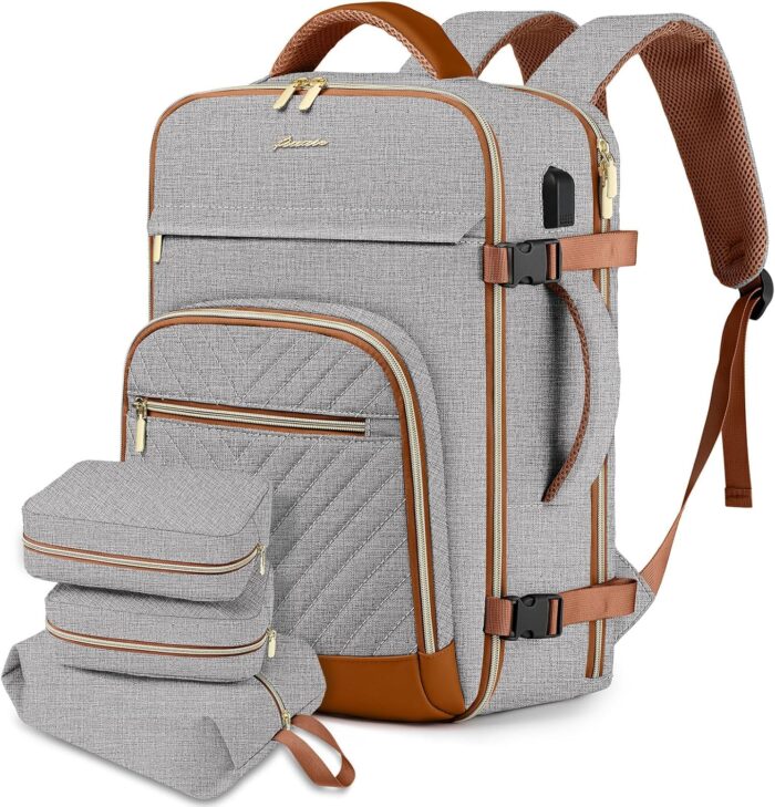 Large Carry On Travel Backpack: Flight Approved 40L Waterproof