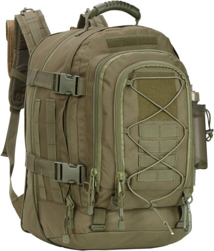 Large Tactical Backpack for Men Military Backpack with DIY System for