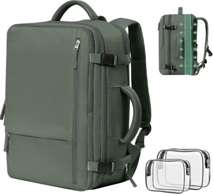 Large Travel Backpack, 40L Carry On Backpack Airline Approved, 17 inch