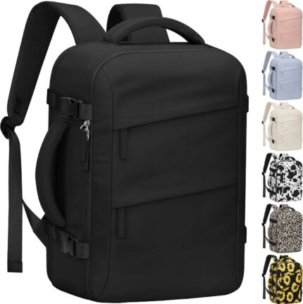 Large Travel Backpack Personal Item Size for Women Men TSA Approved