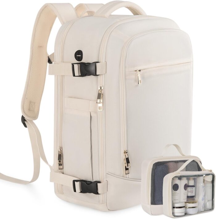 Large Travel Backpack for Men Women, TSA Friendly Airline-approved