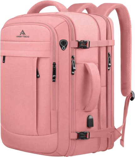 Large Travel Laptop Backpack for Women, 55L Big Capacity Expandable