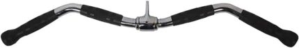 Lat Bar Cable Machine Attachment, Curl Pulldown Bar with