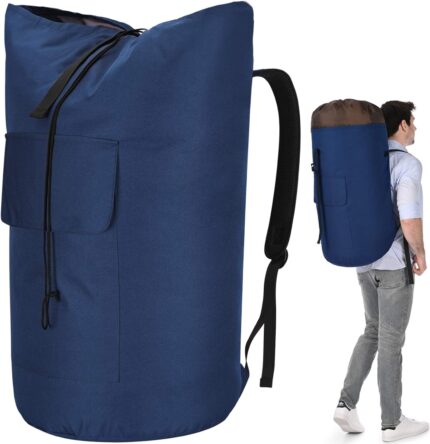 Laundry Bag Backpack Extra Large, 115L Laundry Backpack with Padded