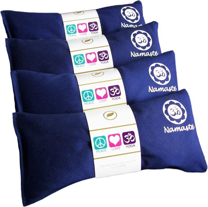 Lavender Eye Pillows - Yoga Eye Pillows Namaste Hot Cold Aromatherapy