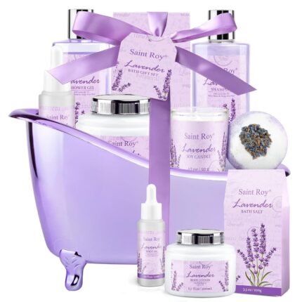 Lavender scented gifts for mom Spa Gift Baskets for Women - spa
