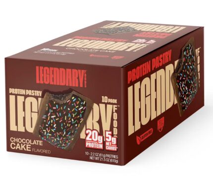 Legendary Foods 20g Protein Pastry - Low Carb Meal Replacement Bar -