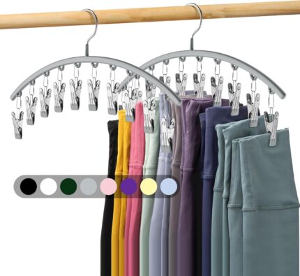 Legging Organizer for Closet, Metal Yoga Pants Hanger