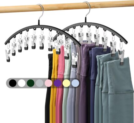 Legging Organizer for Closet, Metal Yoga Pants Hangers 2