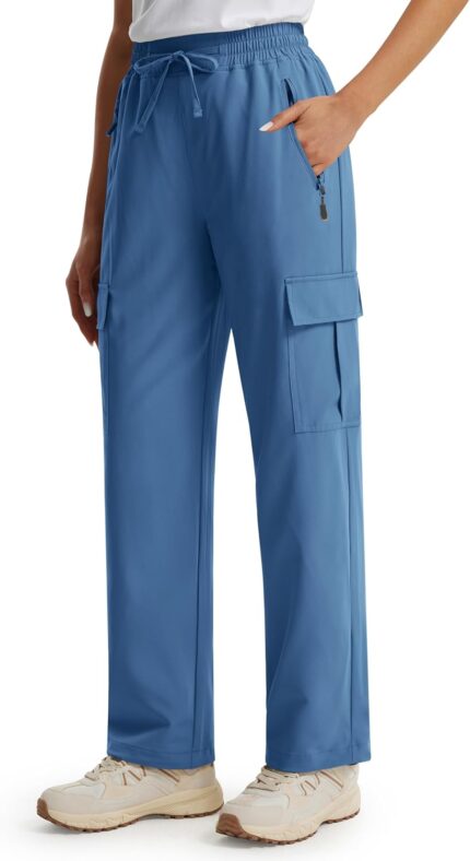 Libin Women's Hiking Pants Lightweight Quick Dry Cargo Pants