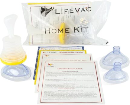 LifeVac Home Kit - Portable Suction Rescue Device, First Aid Kit for
