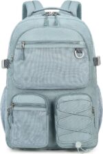Lohol Water Resistant Backpack with Mulitiple Pockets for School